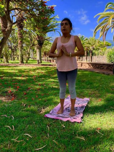 Yoga-Pose: Atemübung /  breath